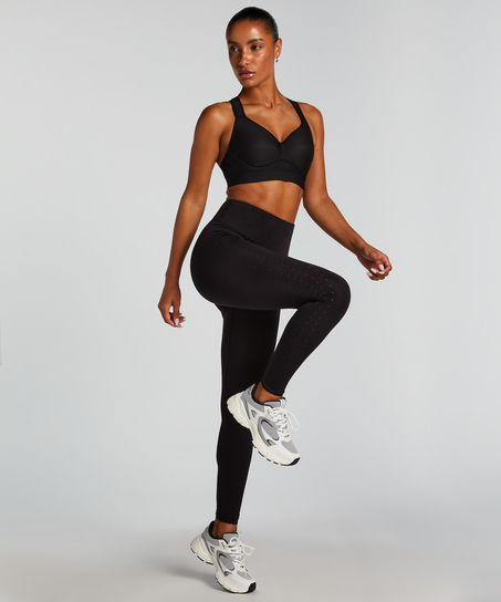 HKMX Performance Sport Leggings, Black