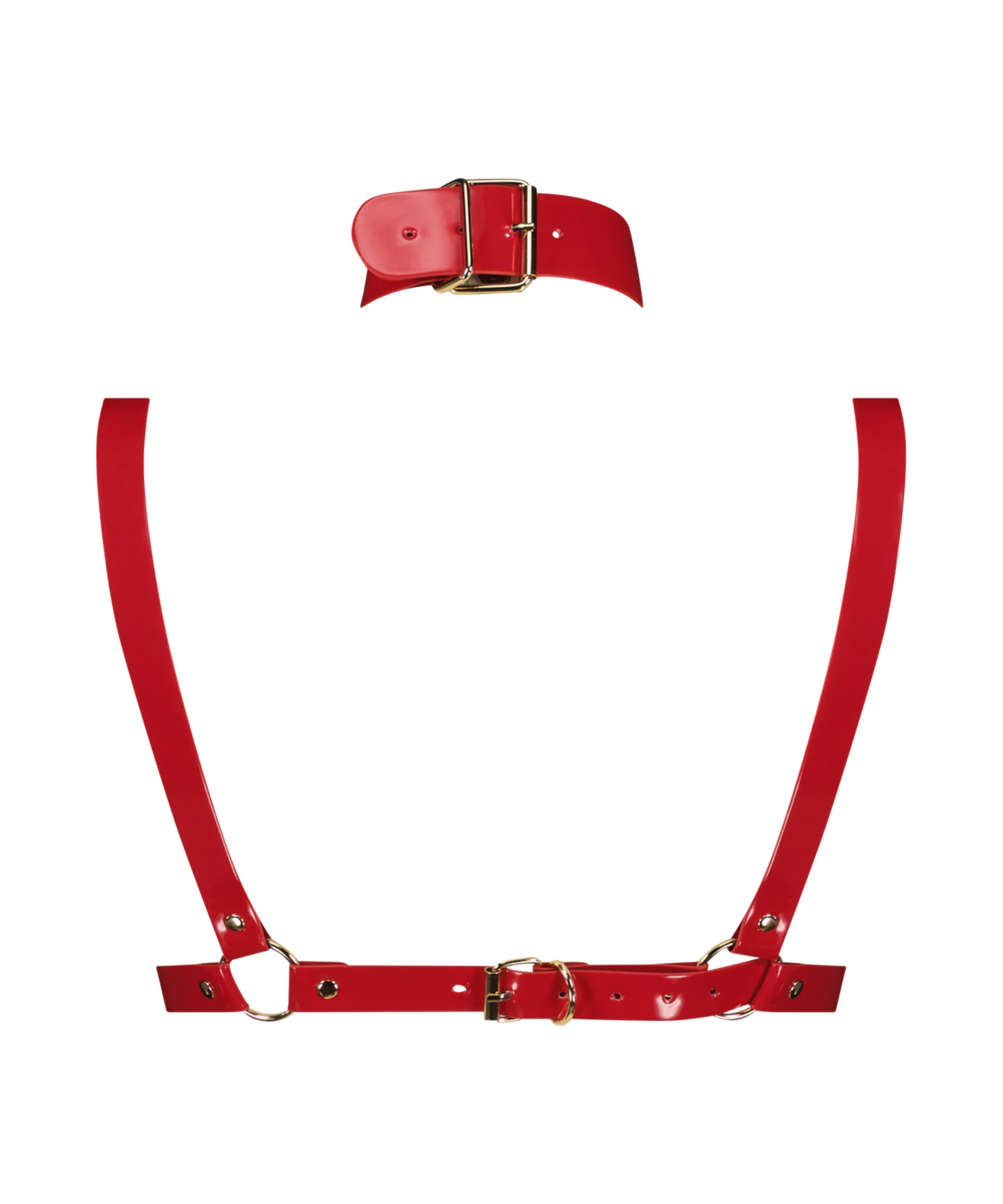 Harness Choker Bra