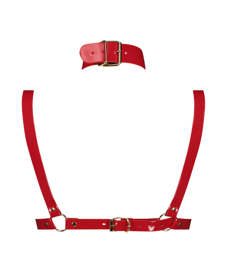 Private Harness Choker, Red