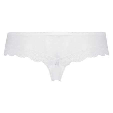 Brazilian Mesh Embroidery, White