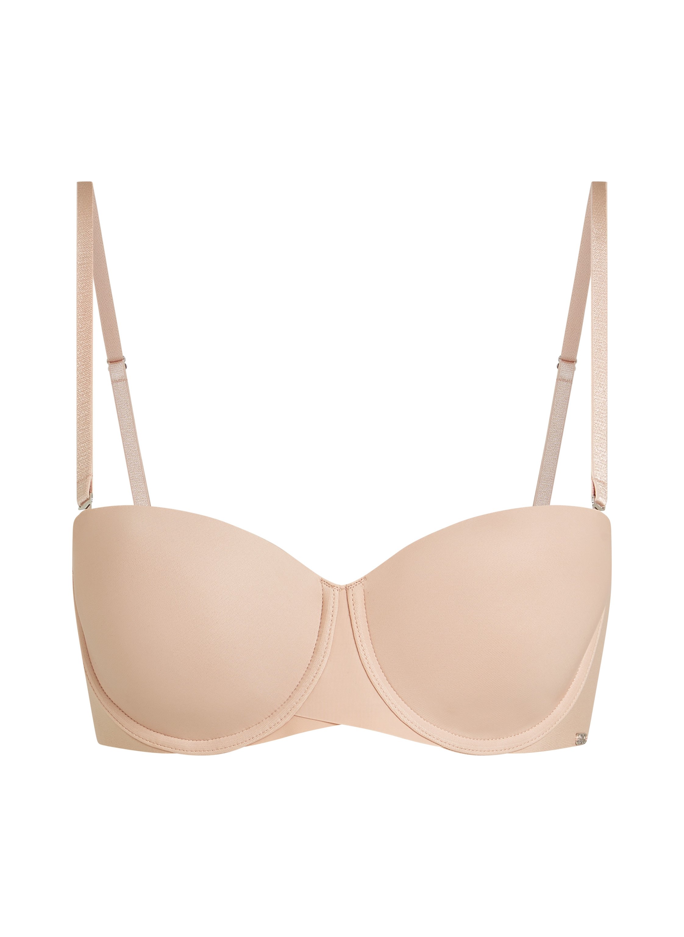 Jane Padded Underwired Strapless Bra, Beige, main