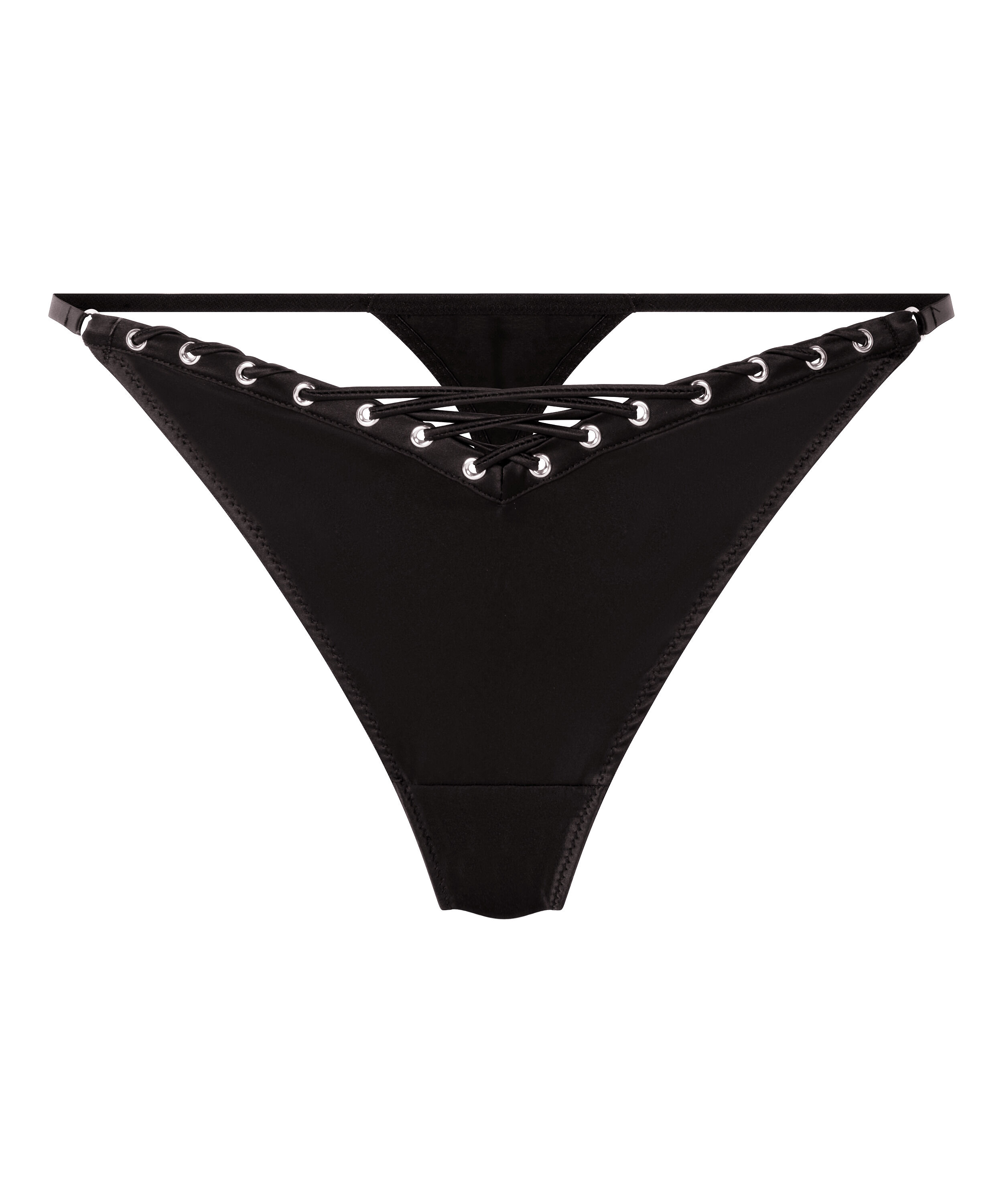 Pina Highleg Thong, Black