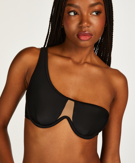 Belize Non-Padded Underwired Bikini Top, Black