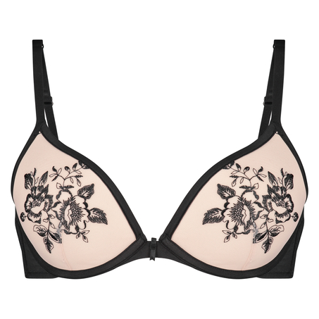 Florence Padded Push-up Underwired Bra, Black