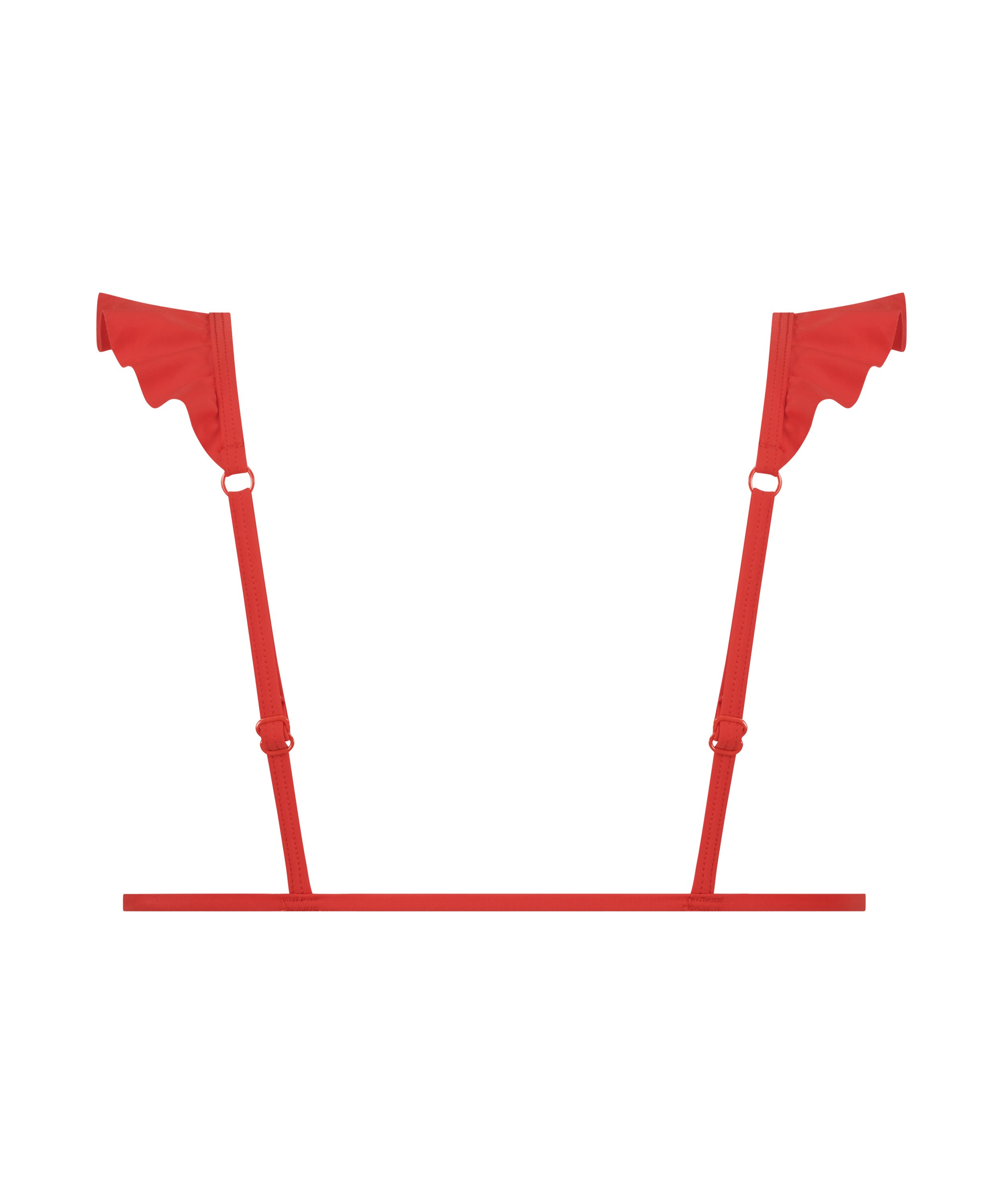 Sardinia triangle bikini top, Red, main