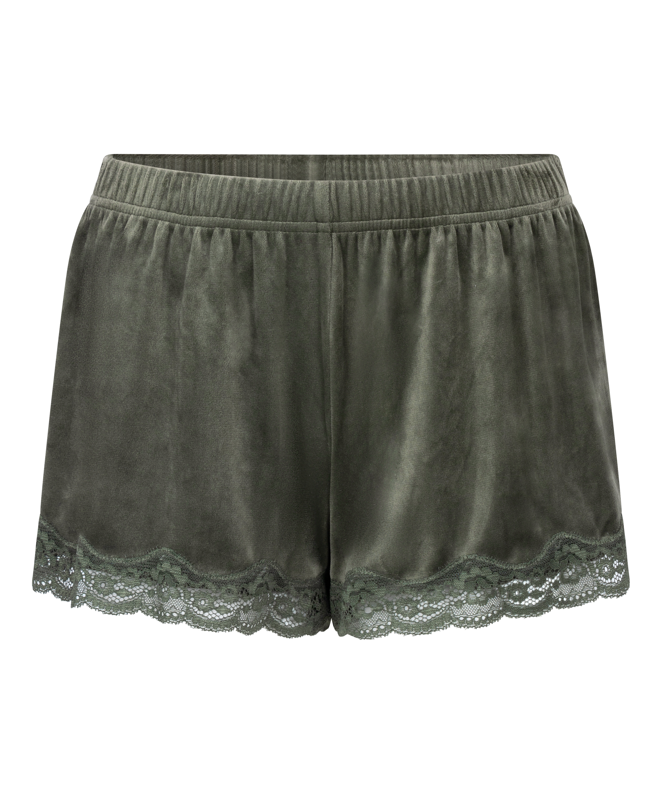 Short Velours Lace, Green, main