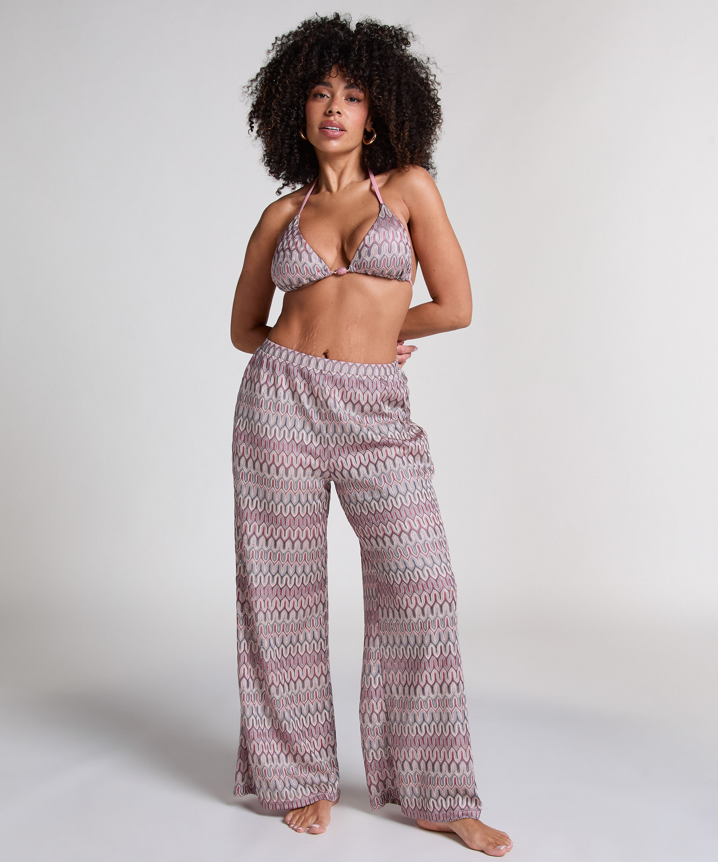 Cali Crochet Pants, Pink