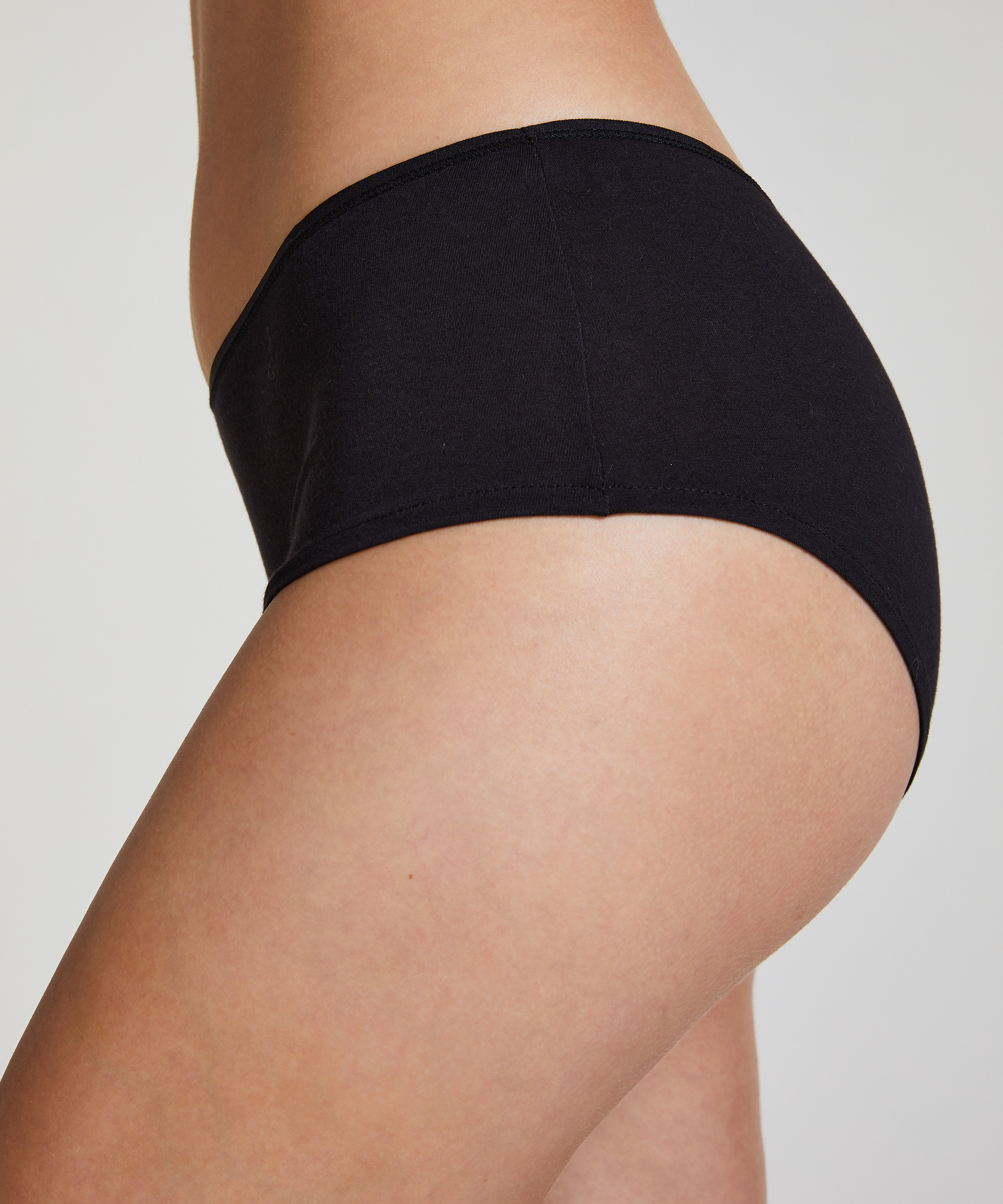 2 Cotton Boxers Kim, Black, main