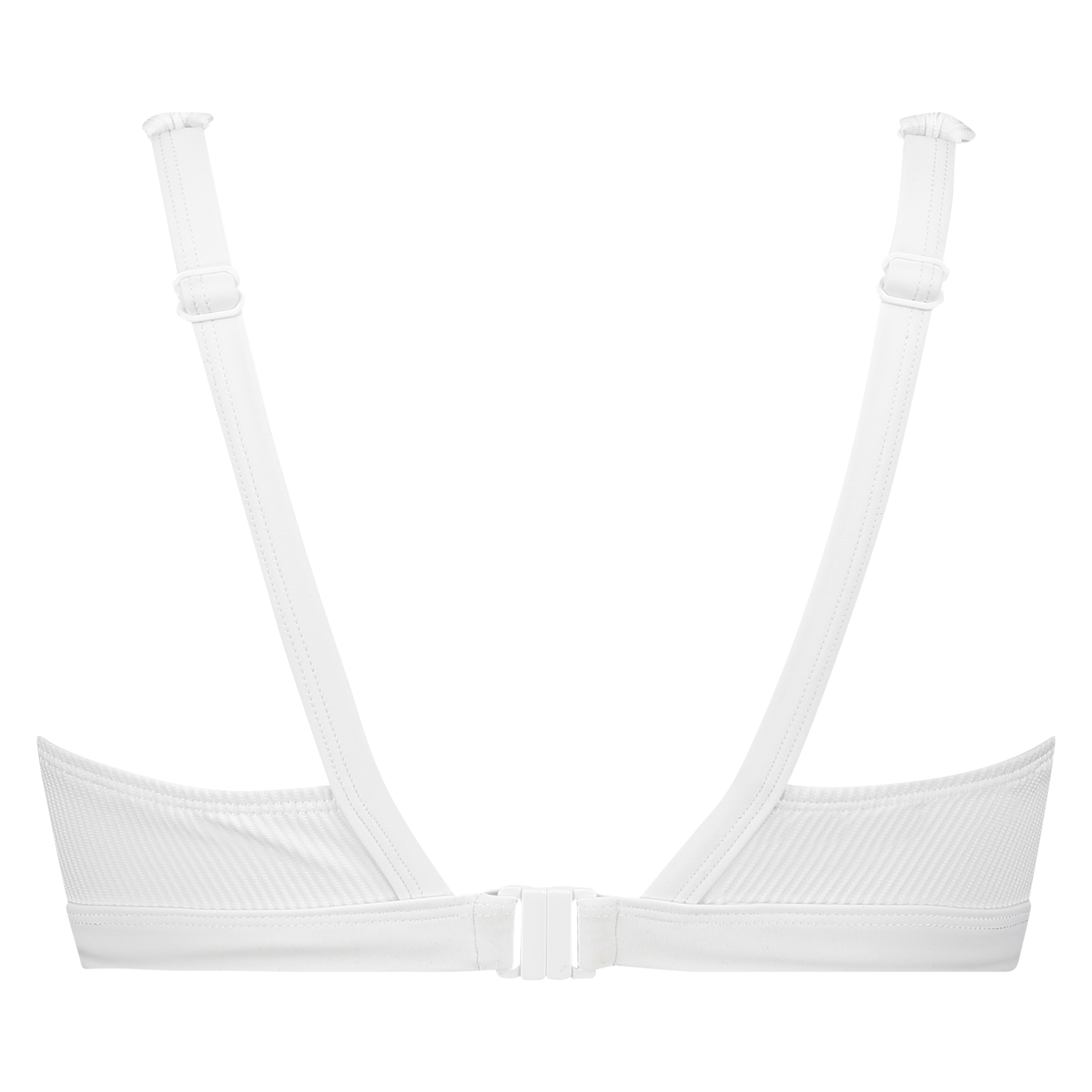 Duran bikini crop top, White, main