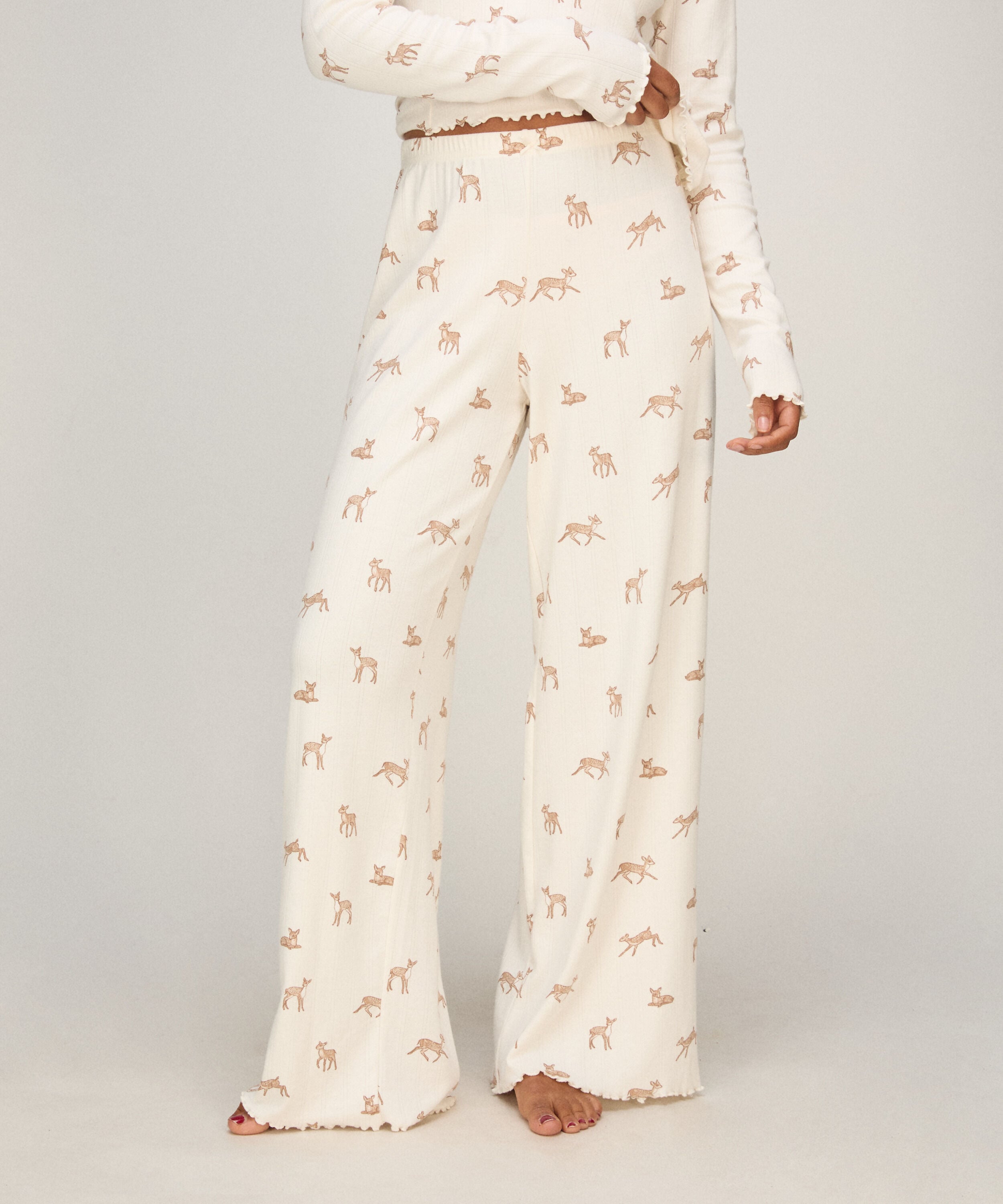 Pants Loose Pointelle