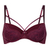 Isadora Padded Underwired Bra, Red