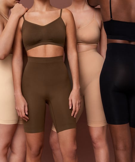 Seamless Enhancing Thigh Slimmer, Black