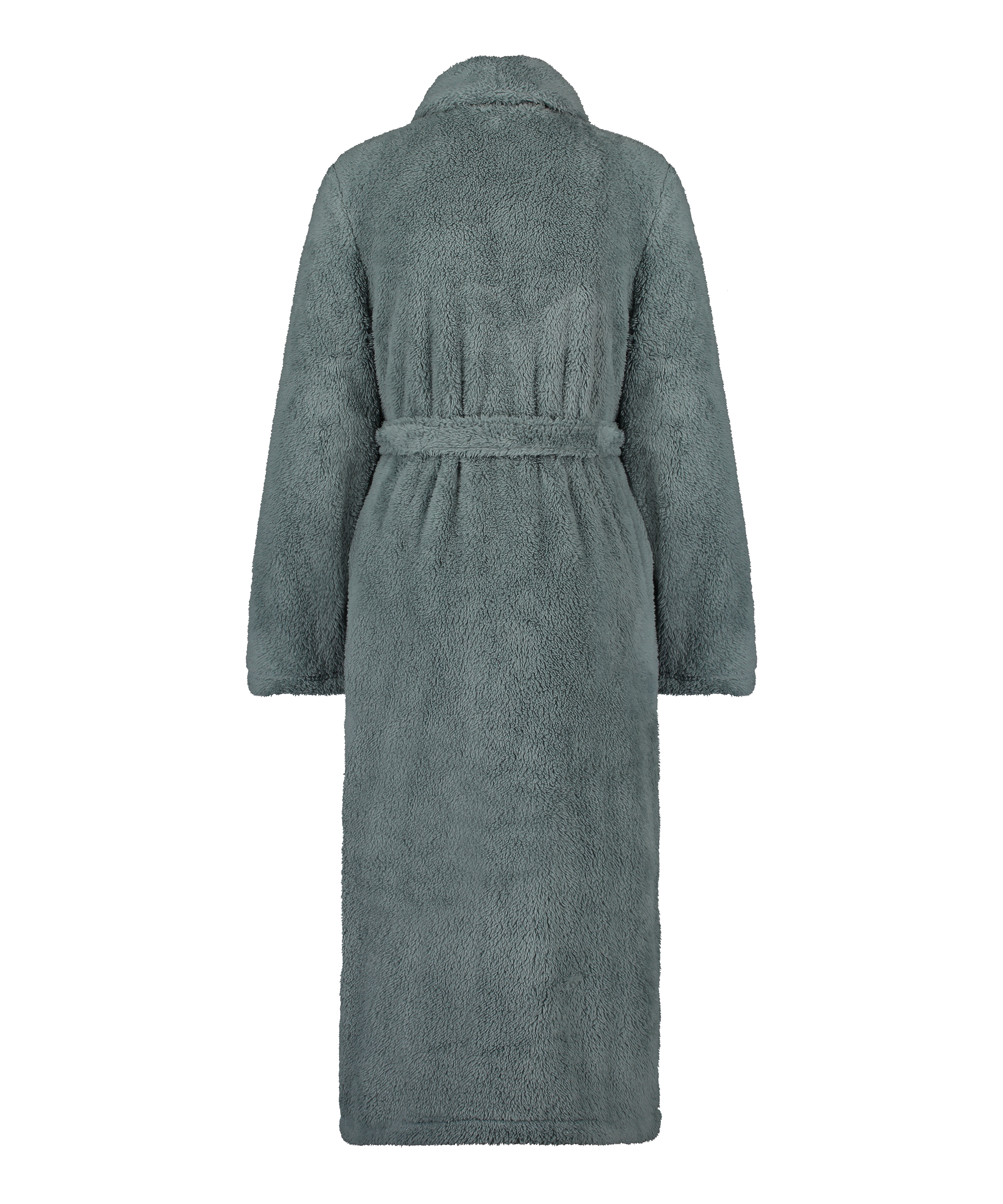 Fleece Bathrobe, Green, main