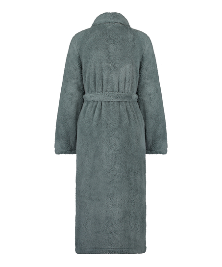 Fleece Bathrobe, Green
