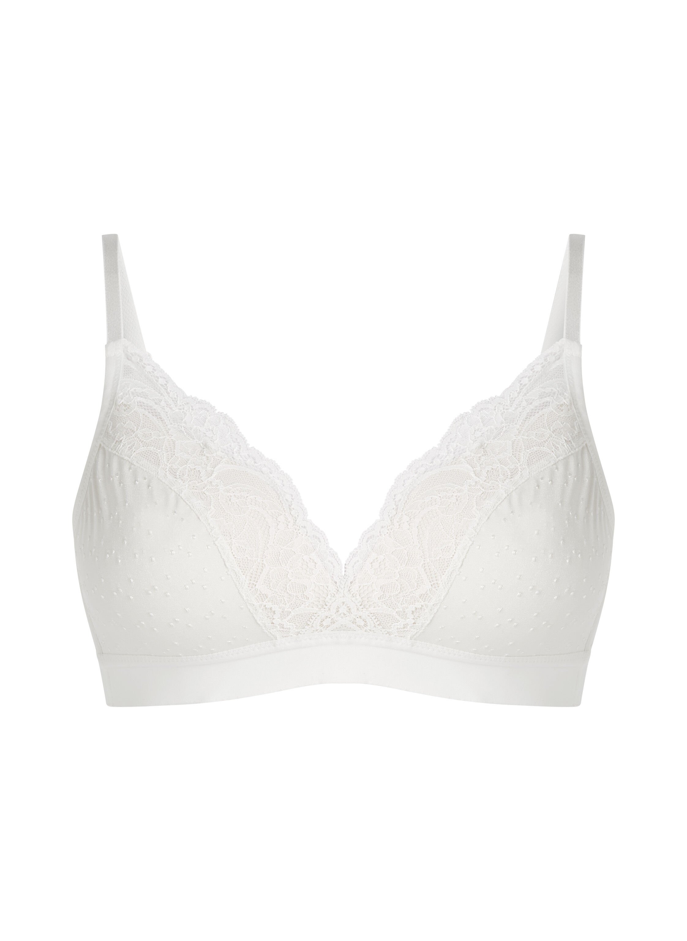 Sophie Padded Non-wired Bra, White