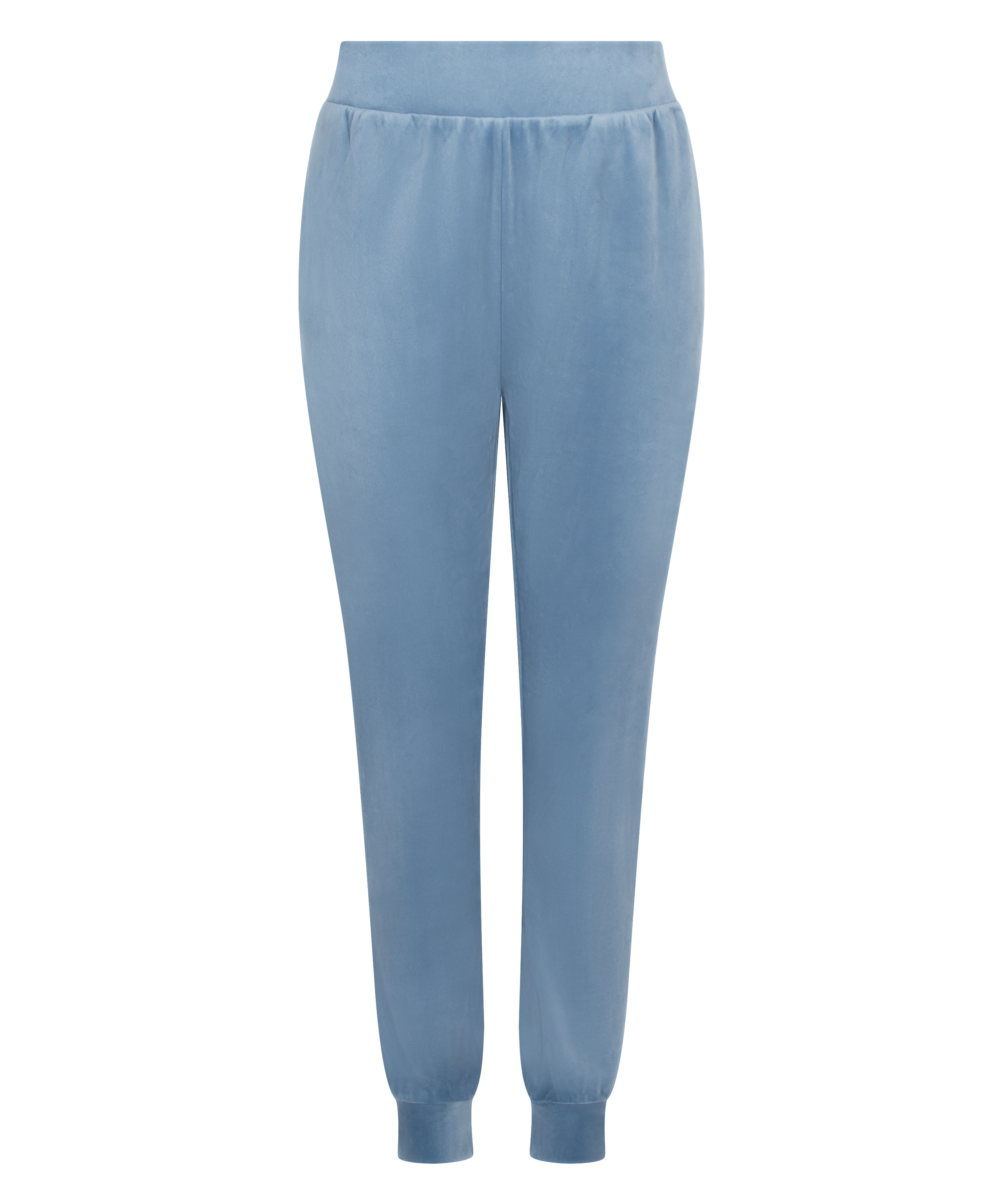 Tall Velours Jogging Bottoms, Blue, main