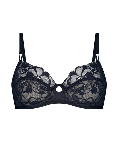 Sophia Non-Padded Underwired Bra, Black