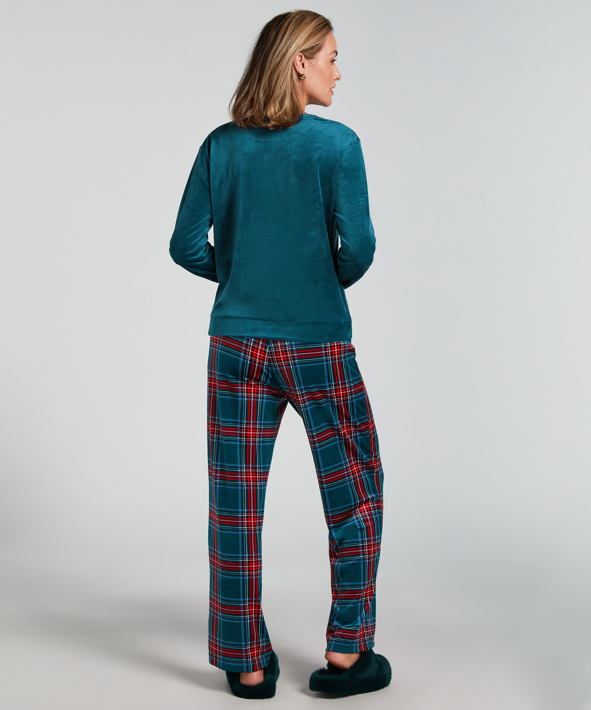 Pyjamaset with Bag, Blue, main