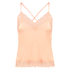 Satin Lace cami top, Orange
