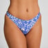 Cancun High Leg Bikini Bottom, Blue