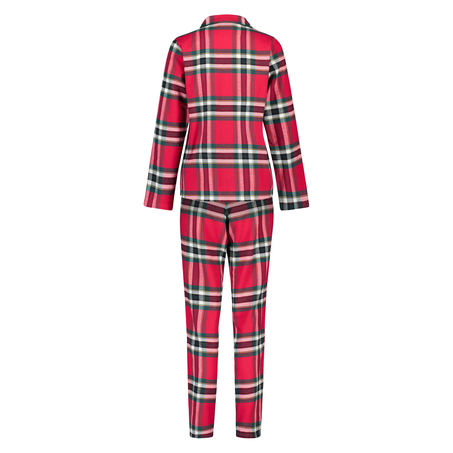 Twill pyjama set, Red