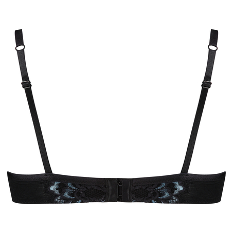 Doutzen Enchanted padded underwired half-cup bra, Black