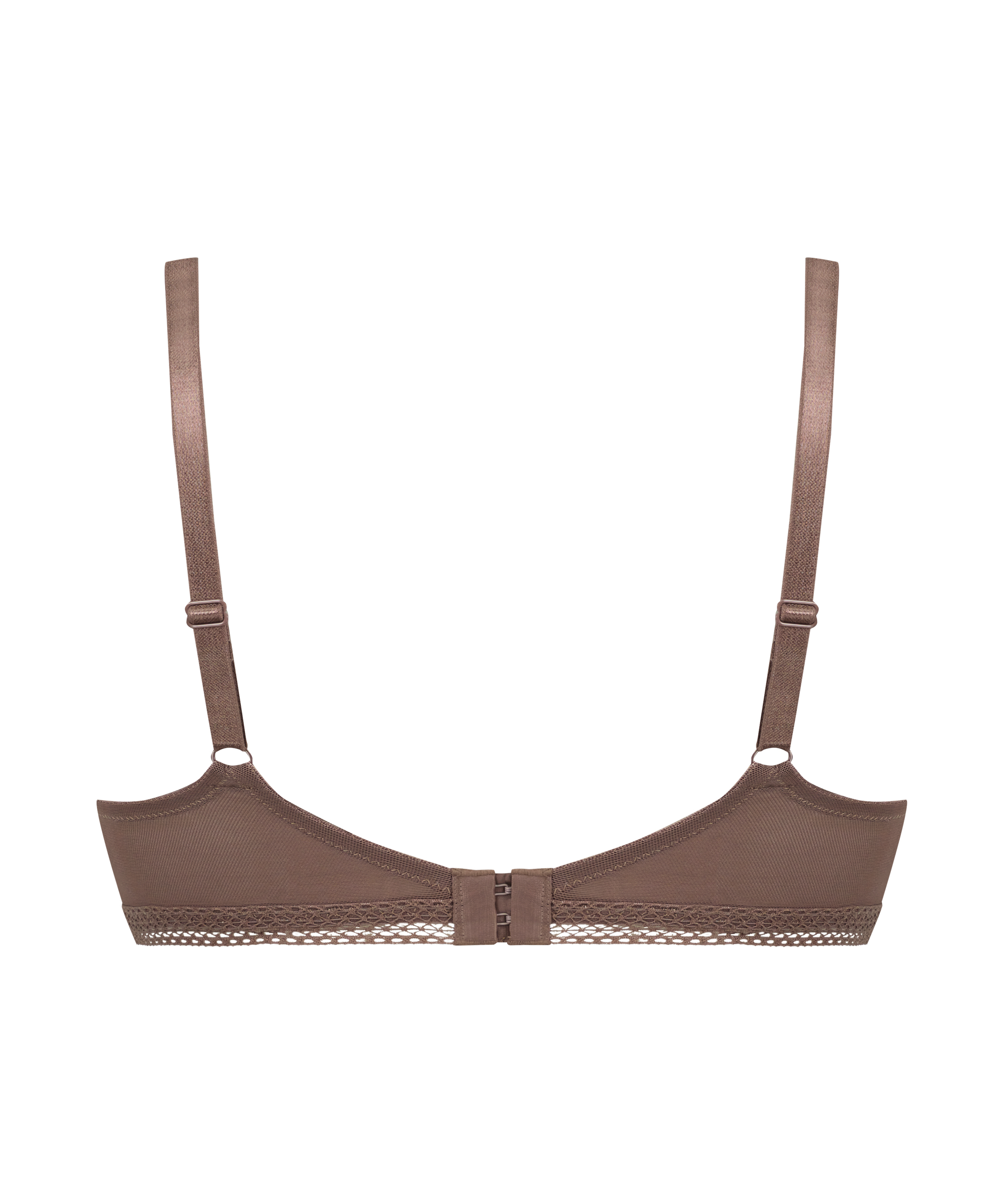 Bessie Padded Non-Wired Bra, Brown, main