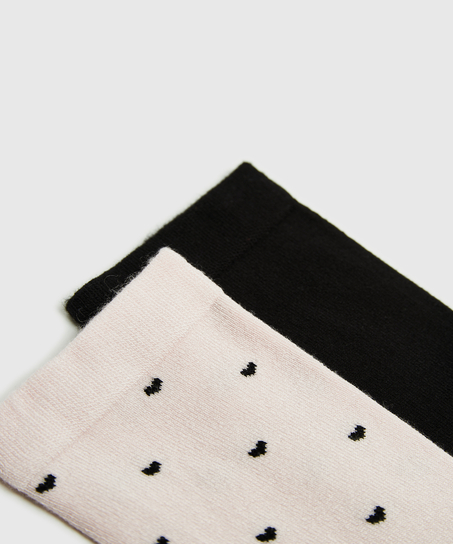 2P Viscose Socks, Pink