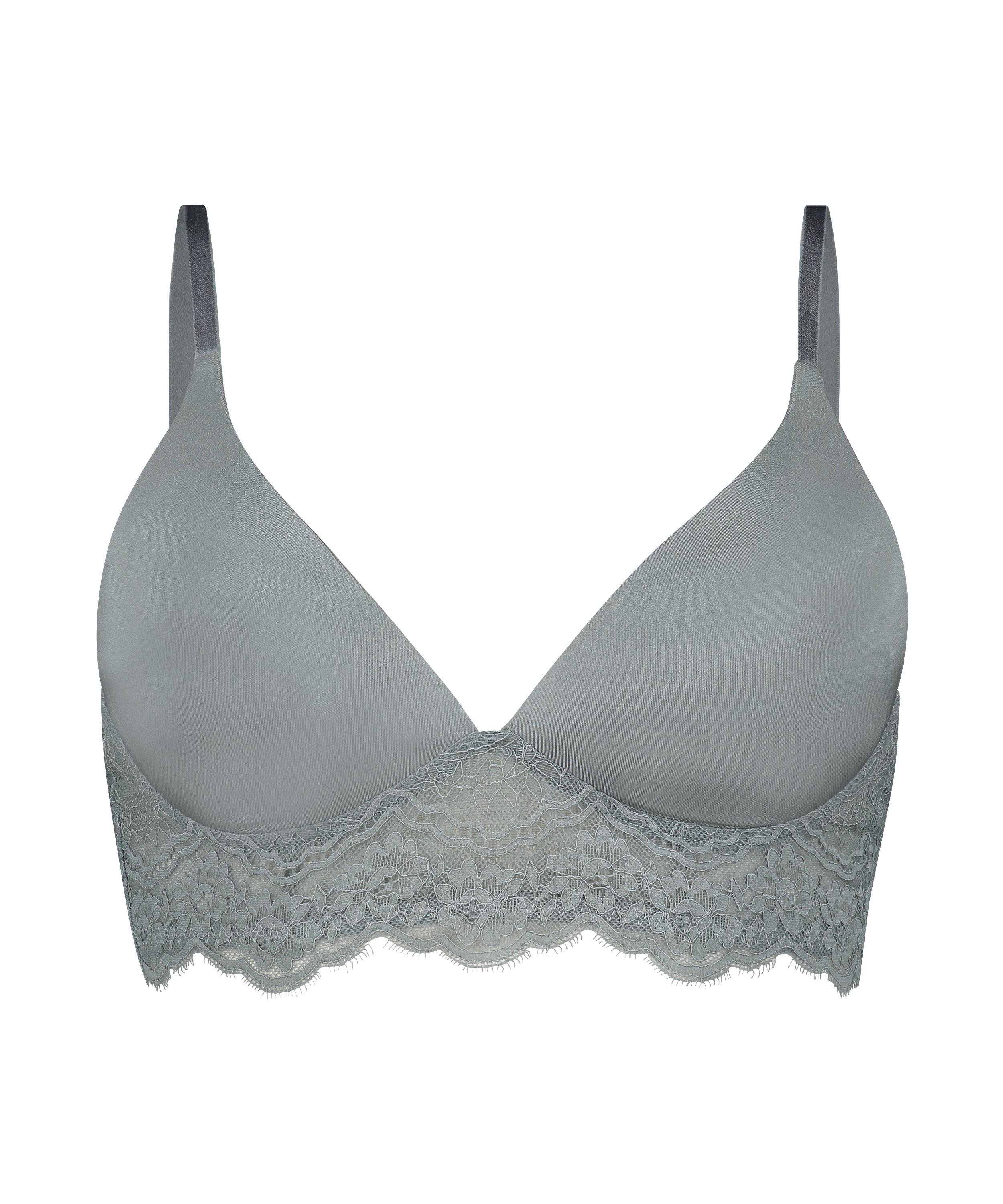 Chloe Padded Non-Wired Bra, Green, main