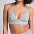 Cotton Bralette, Grey