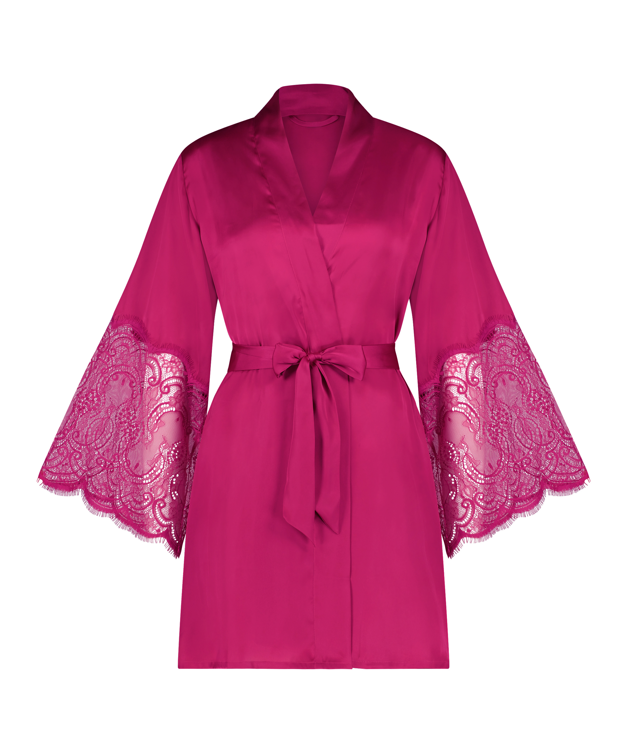 Satin Kimono, Pink, main