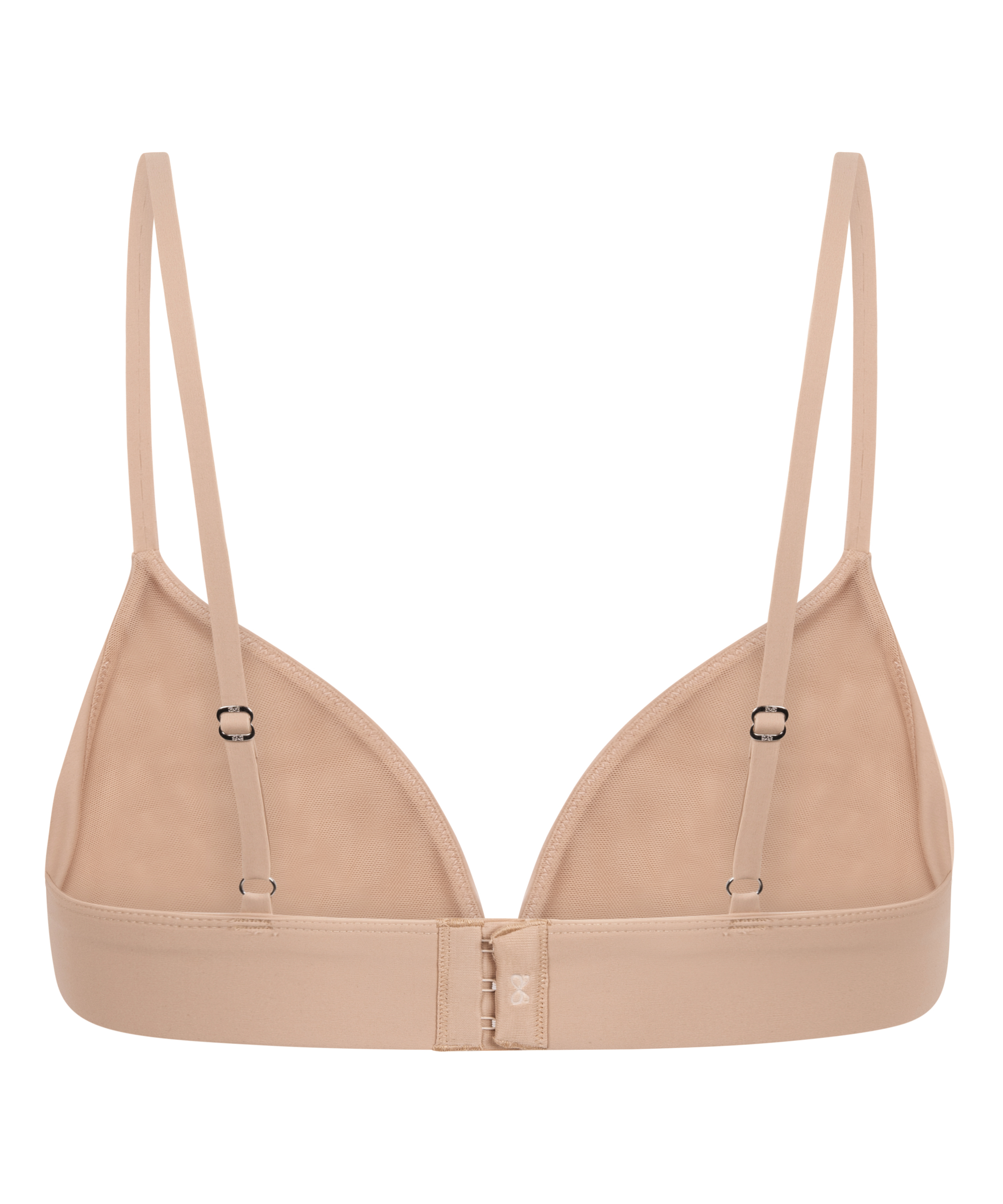 Smooth Triangle Bralette, Beige, main