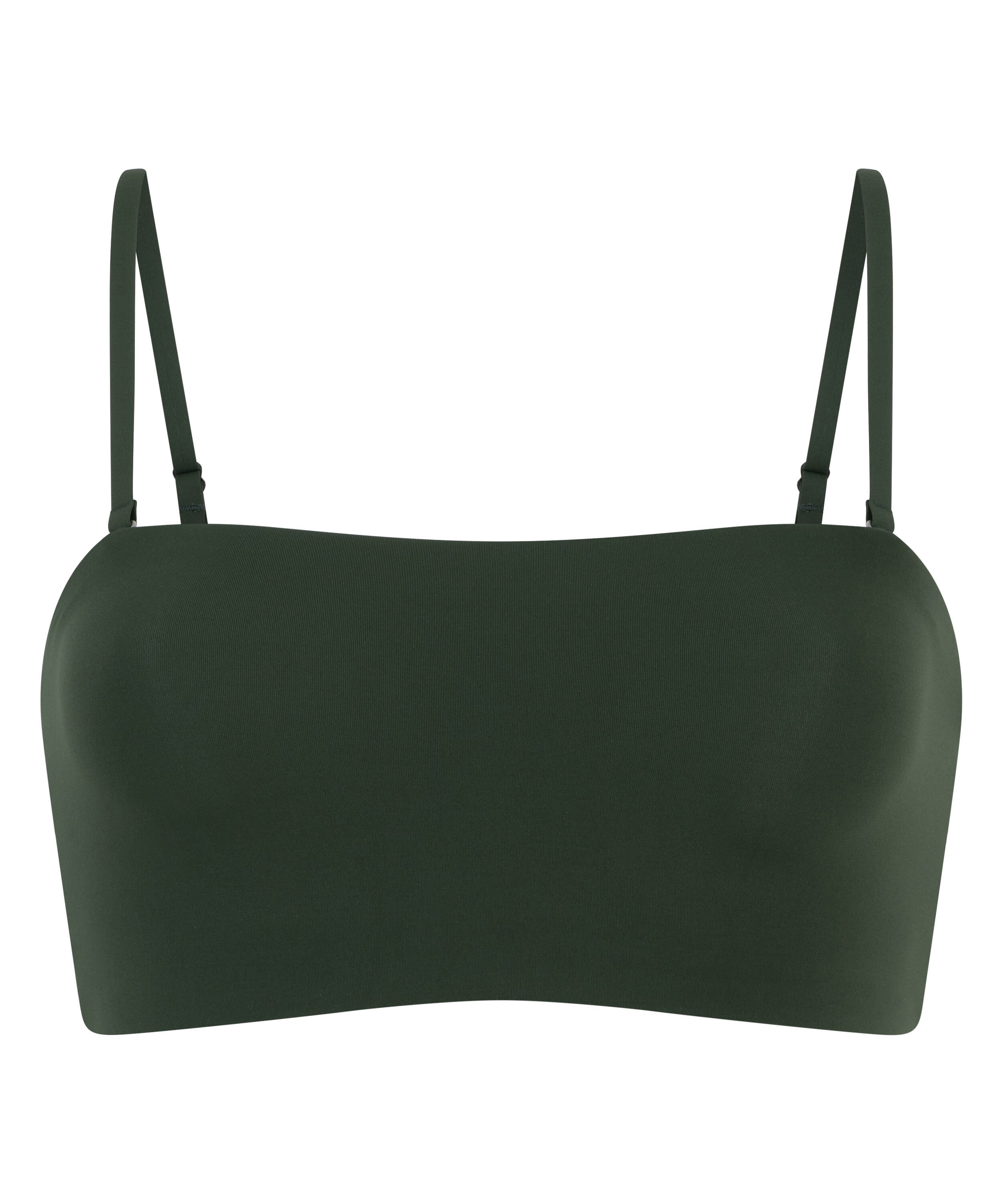 Smooth Bandeau Bralette, Green