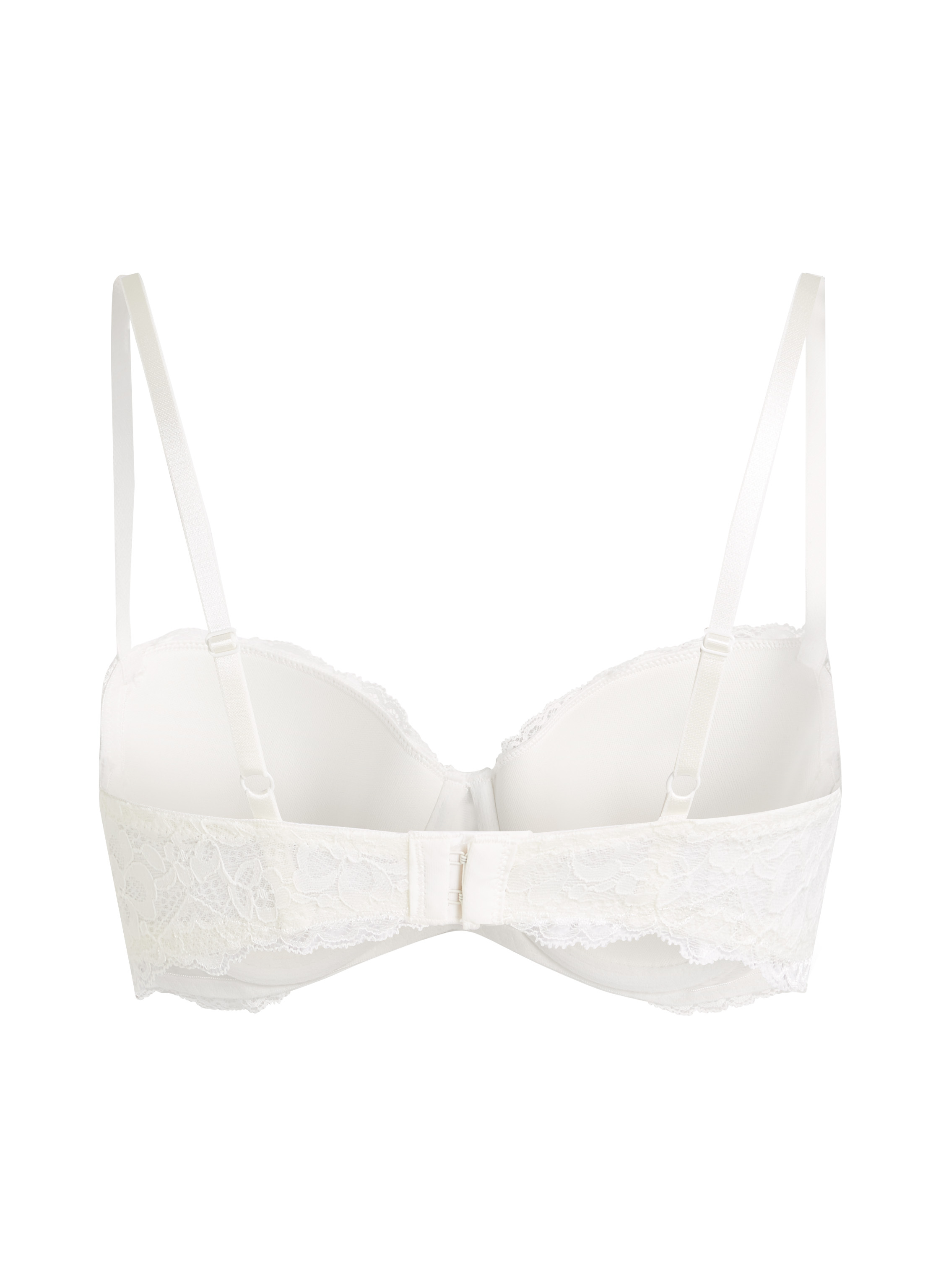 Marine Padded Underwired Bra, White, main