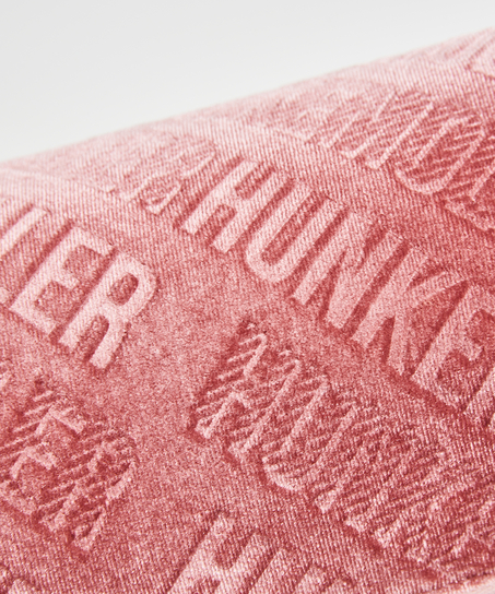 Velvet Make-Up Bag, Pink