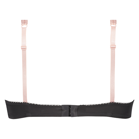 Secret Lace Padded Underwired Bra, Grey