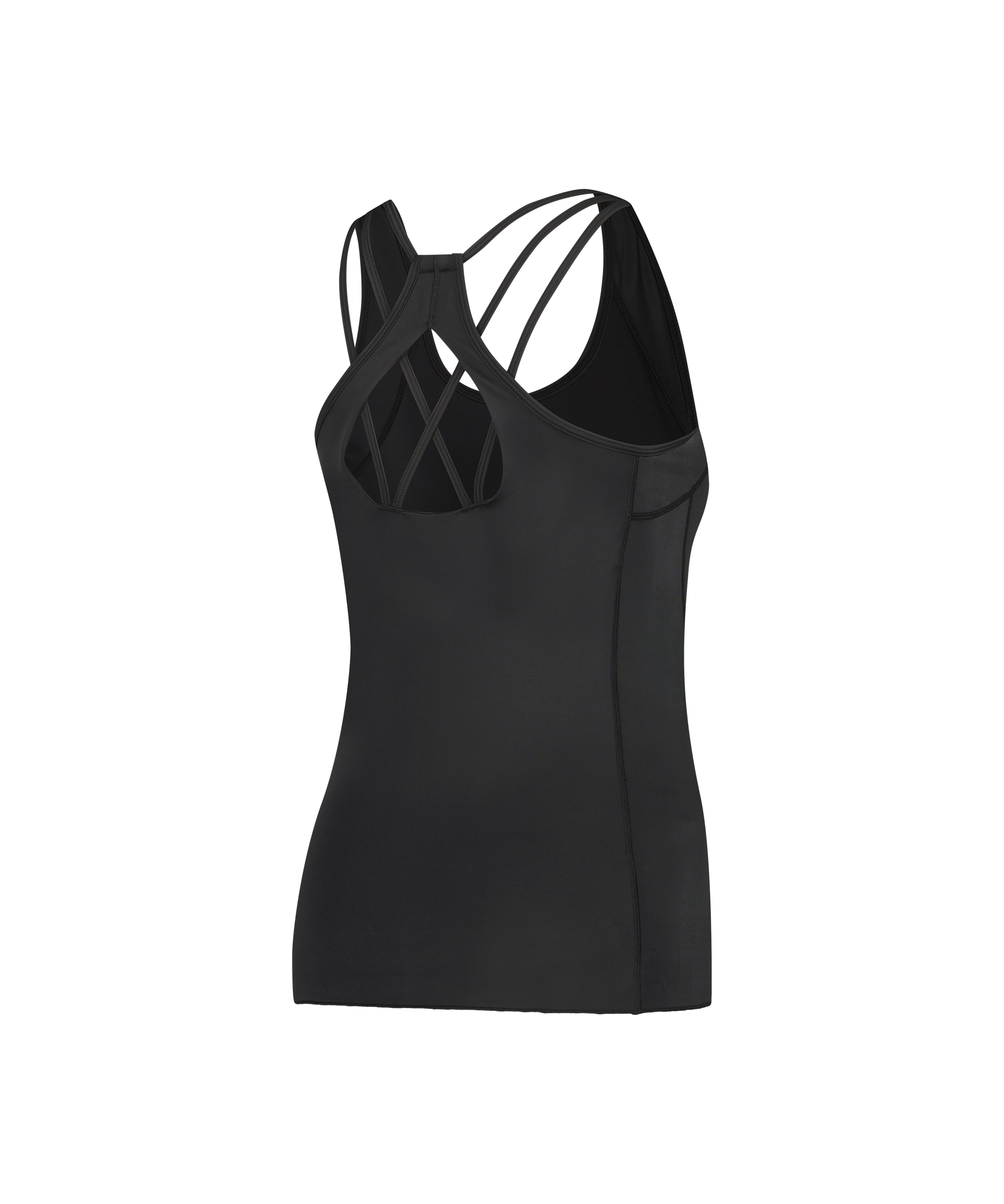 HKMX Sport slim fit tank top, Black, main