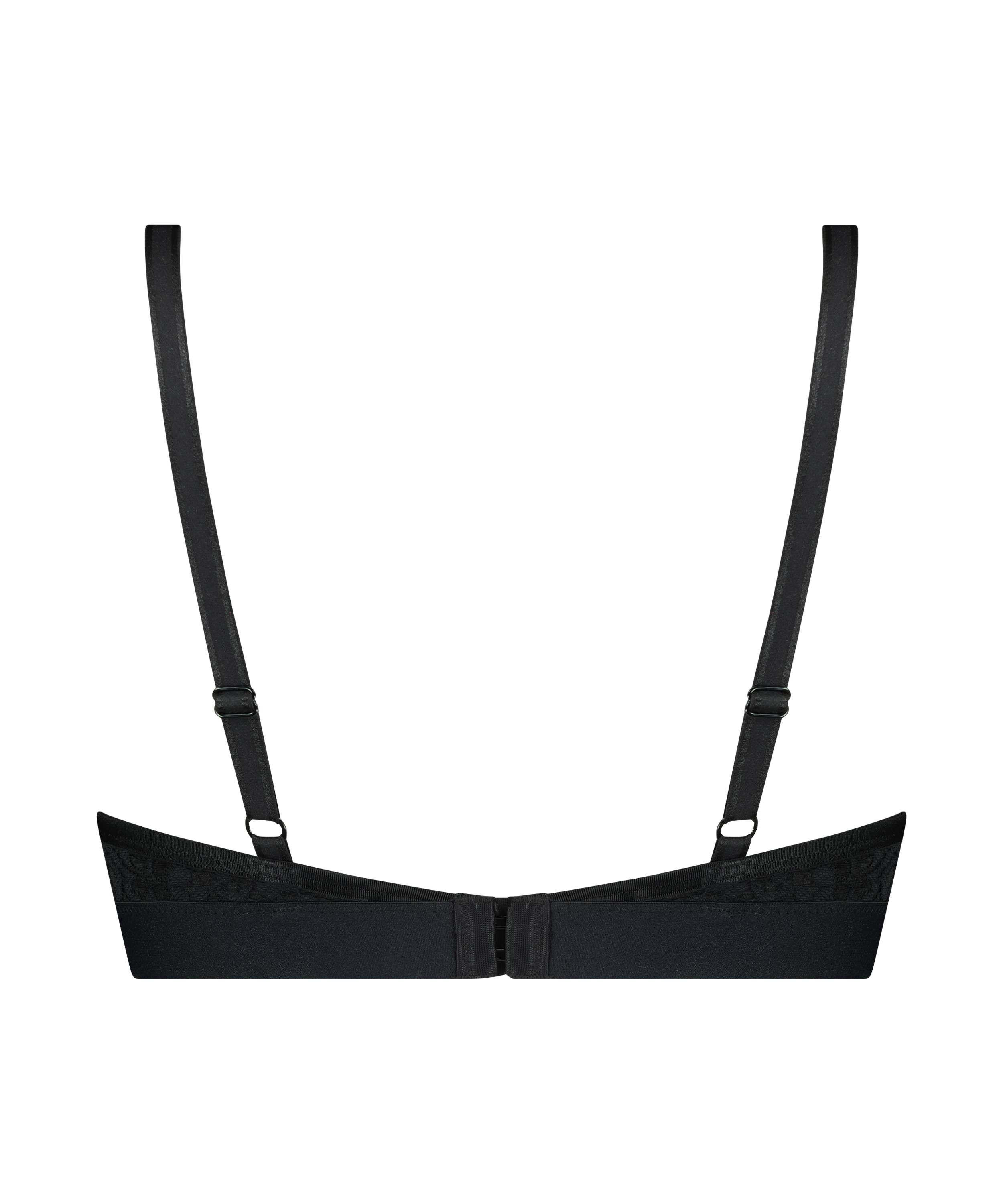 Rose padded nursing bra, Black, main