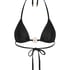 Yucatan Triangle Bikini Top, Black