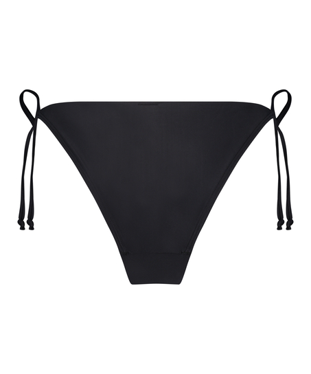 Doha Cheeky Tanga Bikini Bottoms, Black