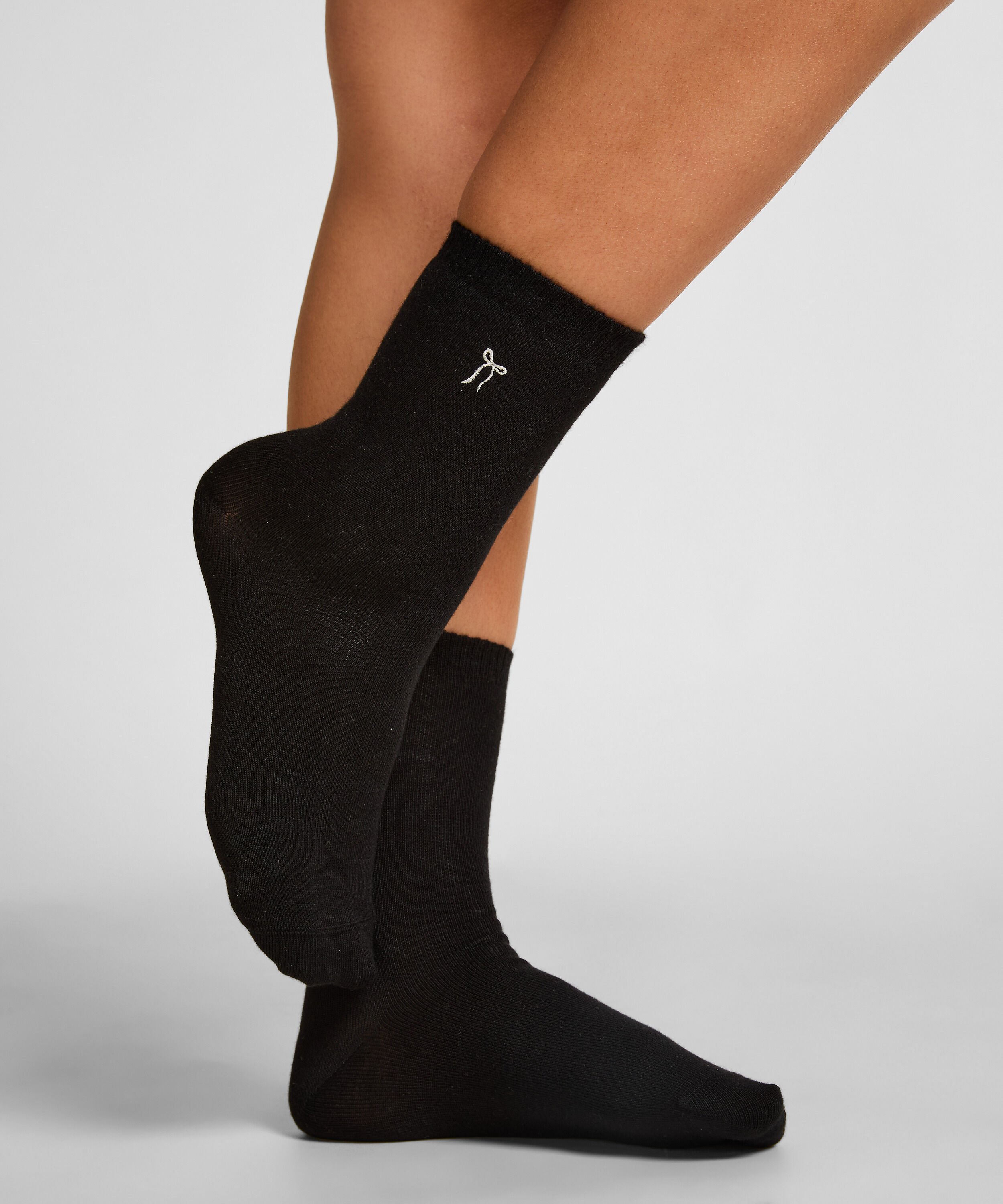 Modal Crew Socks, Black