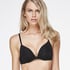 Padded underwired push-up bra, Black