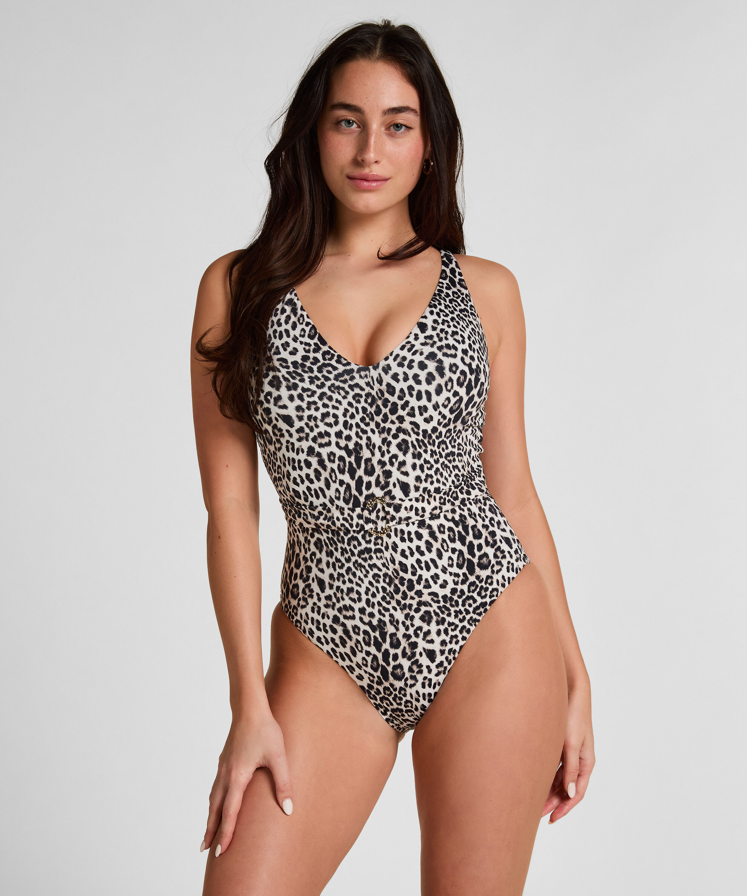 Bathingsuit Leopard, Black Bathingsuit Leopard, Black
