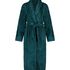 Fleece Bathrobe, Blue