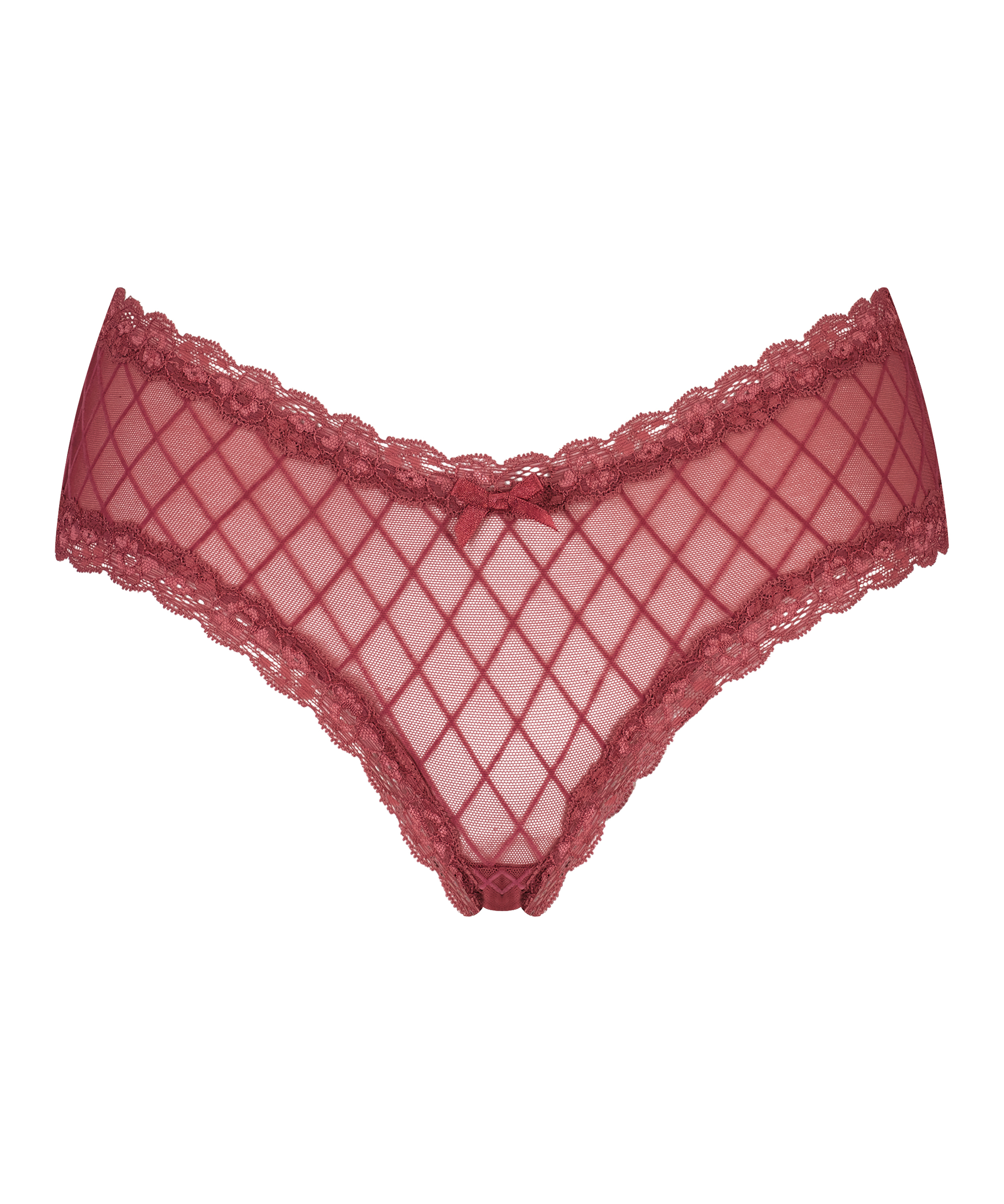V-shape Mesh Brazilian, Red, main