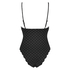 Scallop Swimsuit, Black