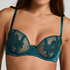Ember Non-Padded Underwired Bra, Green