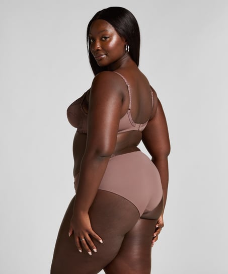 Diva High Knickers, Brown