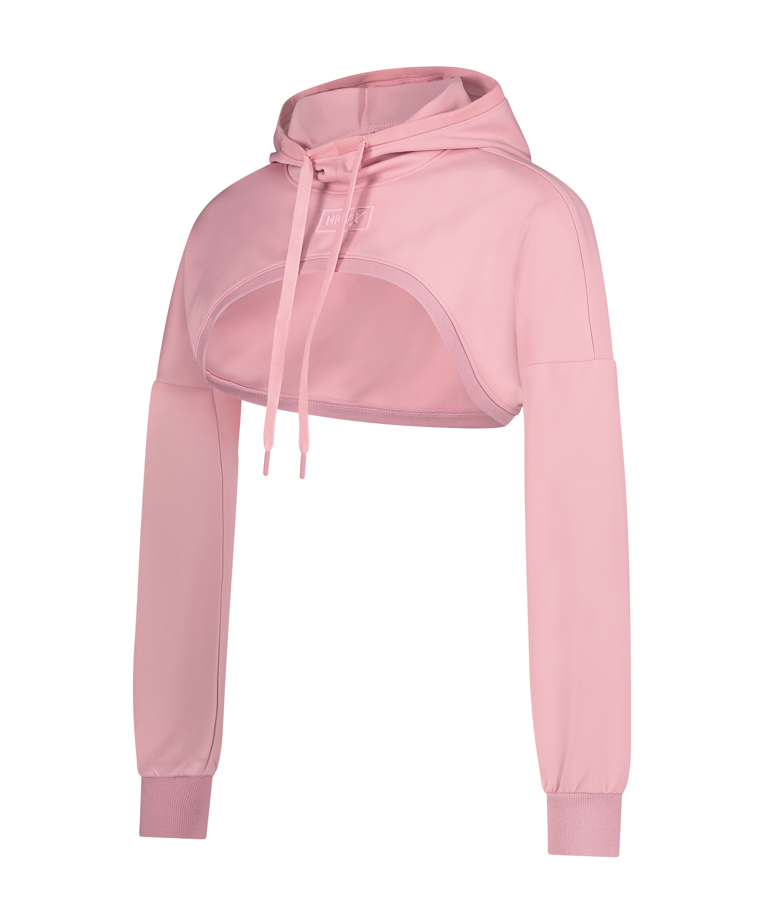 HKMX Cropped Hoodie, Pink, main