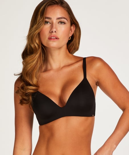 Mona Padded Non-wired Bra, Black
